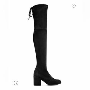 Stuart Weitzman Tieland Stretch-Suede Over-the-Knee Boot
